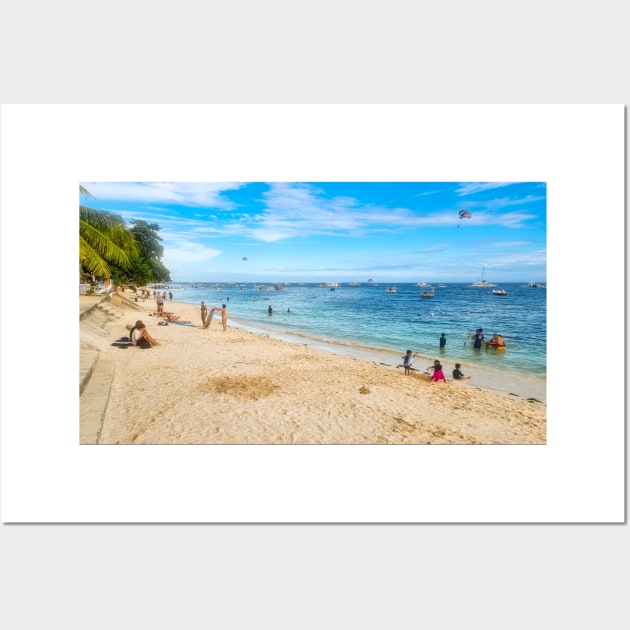 Alona Beach, Panglao Island, Bohol, Philippines Wall Art by Upbeat Traveler